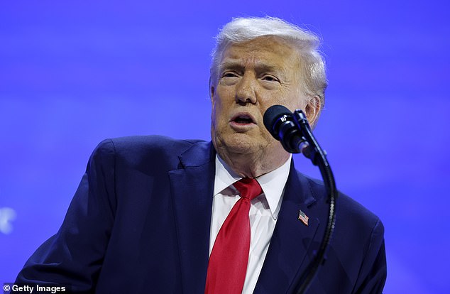 DAVOS, SWITZERLAND - JANUARY 21: U.S. President Donald Trump gives a speech at the World Economic Forum (WEF) on January 21, 2026 in Davos, Switzerland. The annual meeting of political and business leaders comes amid rising tensions between the United States and Europe over a range of issues, including Trump's vow to acquire Greenland, a semi-autonomous Danish territory. (Photo by Chip Somodevilla/Getty Images)