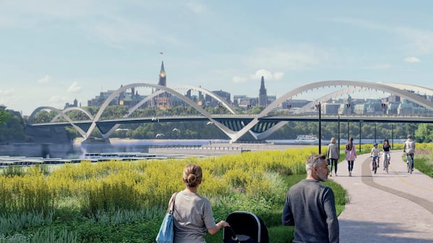 NCC shares new renderings for Alexandra Bridge replacement