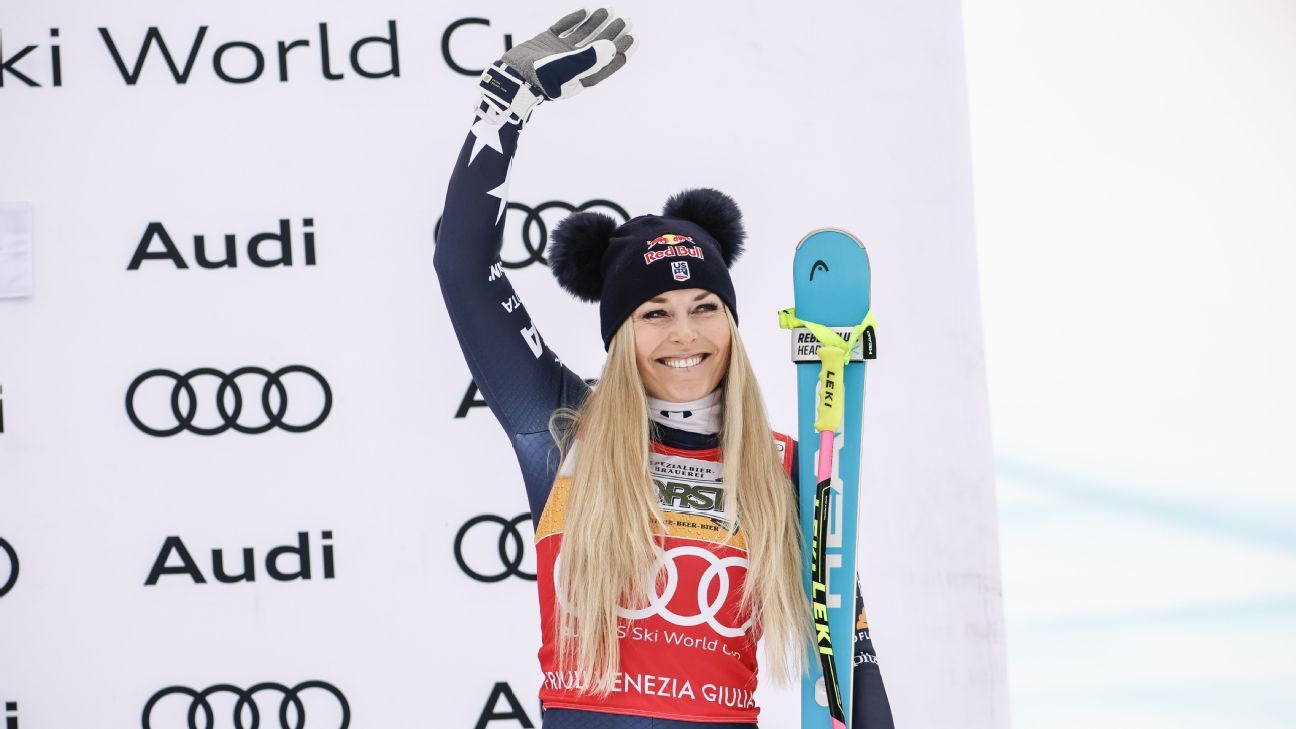 Vonn, Kim, Shiffrin named to Olympic team; Anderson misses out