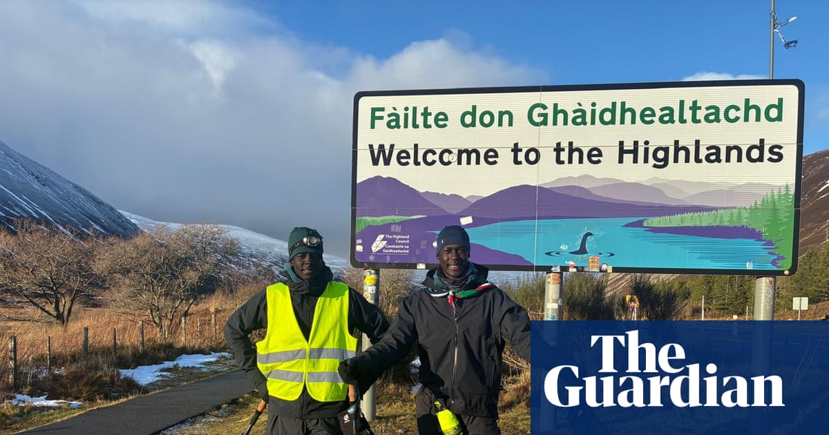 ‘It has been overwhelming’: Sudanese friends complete 900-mile UK walk | UK news