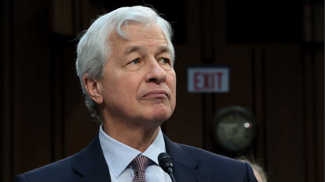 Trump sued JPMorgan Chase and CEO Jamie Dimon (pictured) for a least $5 billion, alleging his accounts at the country's top lender were unfairly closed shortly after the Jan. 6 attack on the Capitol in 2021.
