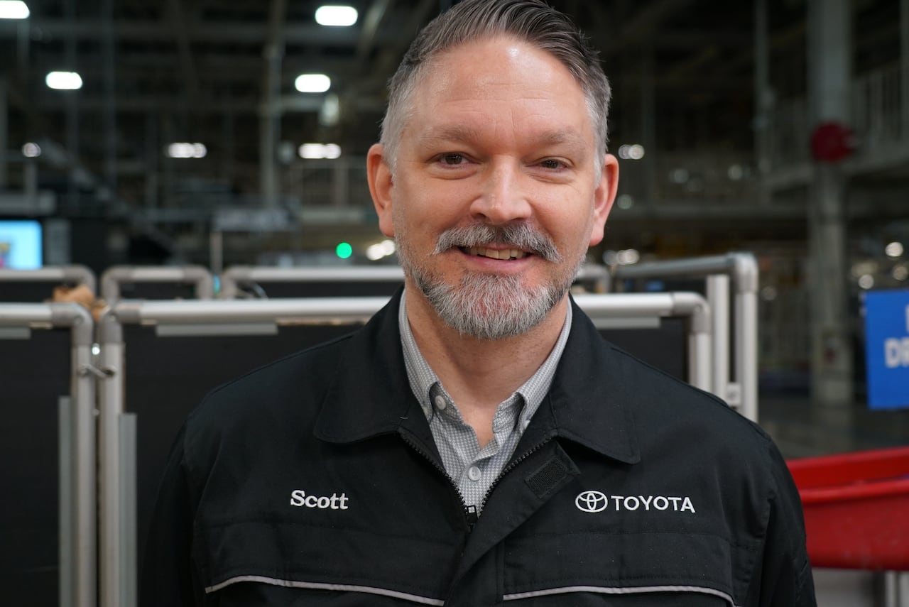 Scott MacKenzie, photographed on Friday at Toyota's Woodstock plant.