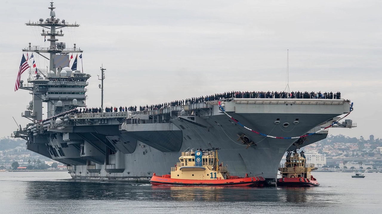 USS Abraham Lincoln Aircraft Carrier.