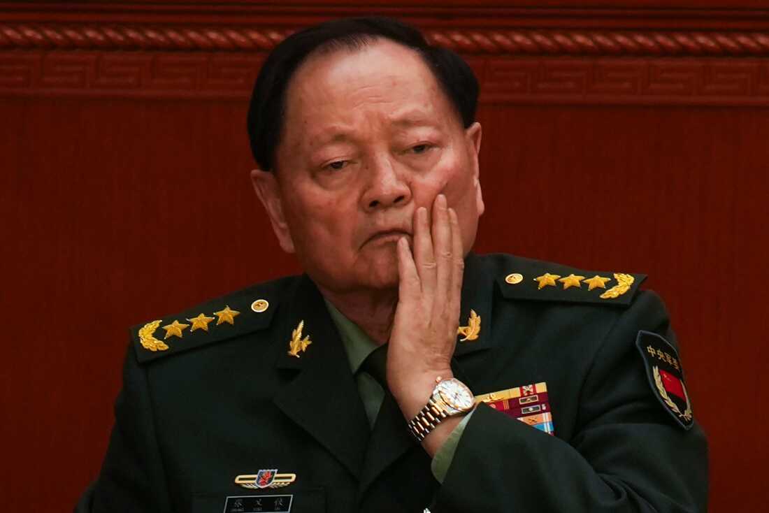 FILE - Gen. Zhang Youxia, vice chairman of China's Central Military Commission attends the opening session of the National People's Congress (NPC) at the Great Hall of the People in Beijing.