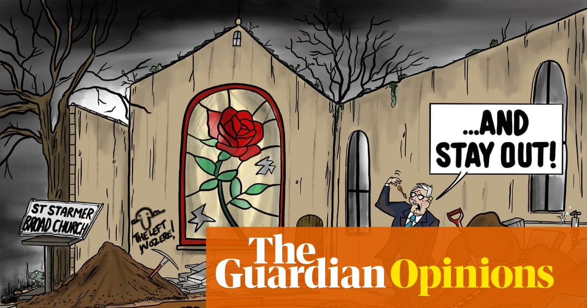 Pete Songi on Andy Burnham being barred from the Gorton and Denton byelection – cartoon - The Guardian
