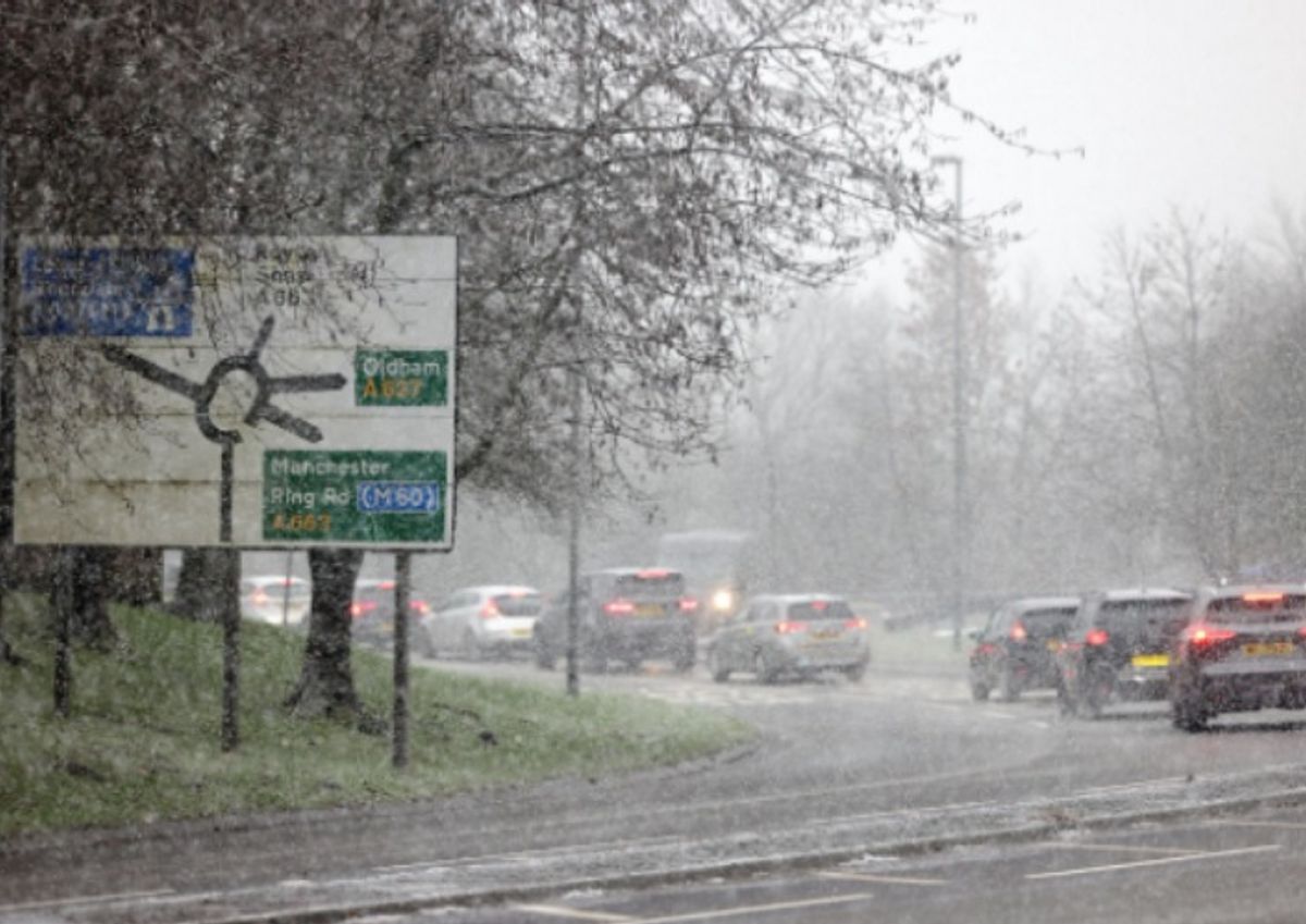 The Met Office has earmarked a string of places as being hit by snow as we head into the week.