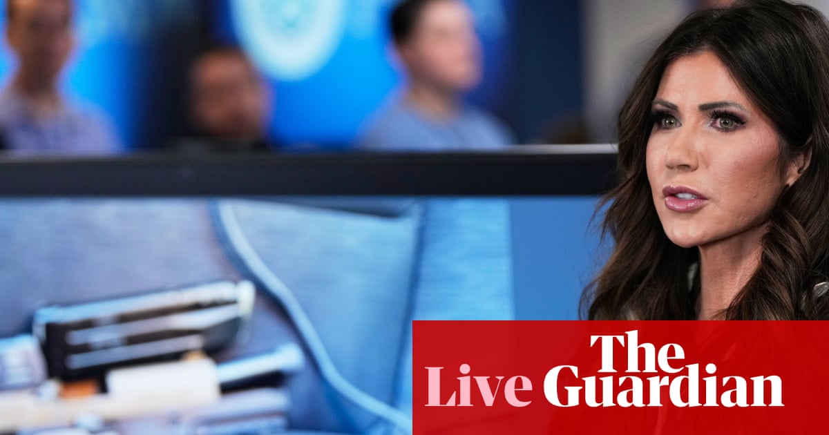 ‘Americans have died’: calls mount for Trump to fire Kristi Noem after deaths of Alex Pretti and Renee Good – US politics live | Trump administration