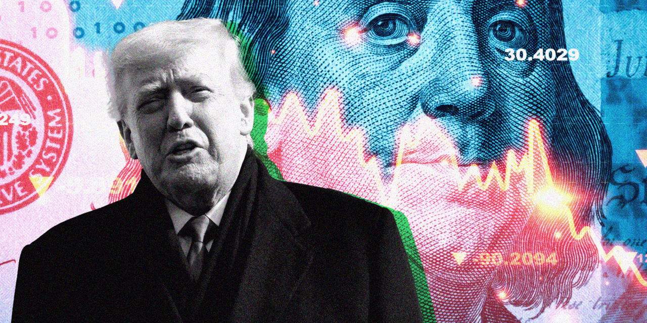 Dollar tumbles to a four-year low as Trump claims it’s ‘doing great’