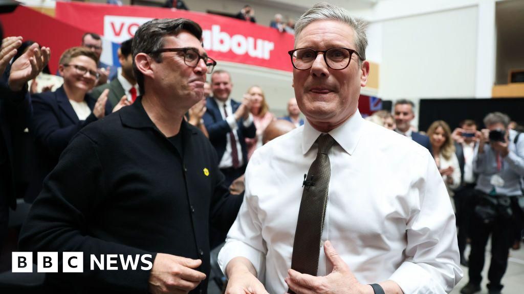 Starmer speaks to Burnham after by-election row - BBC