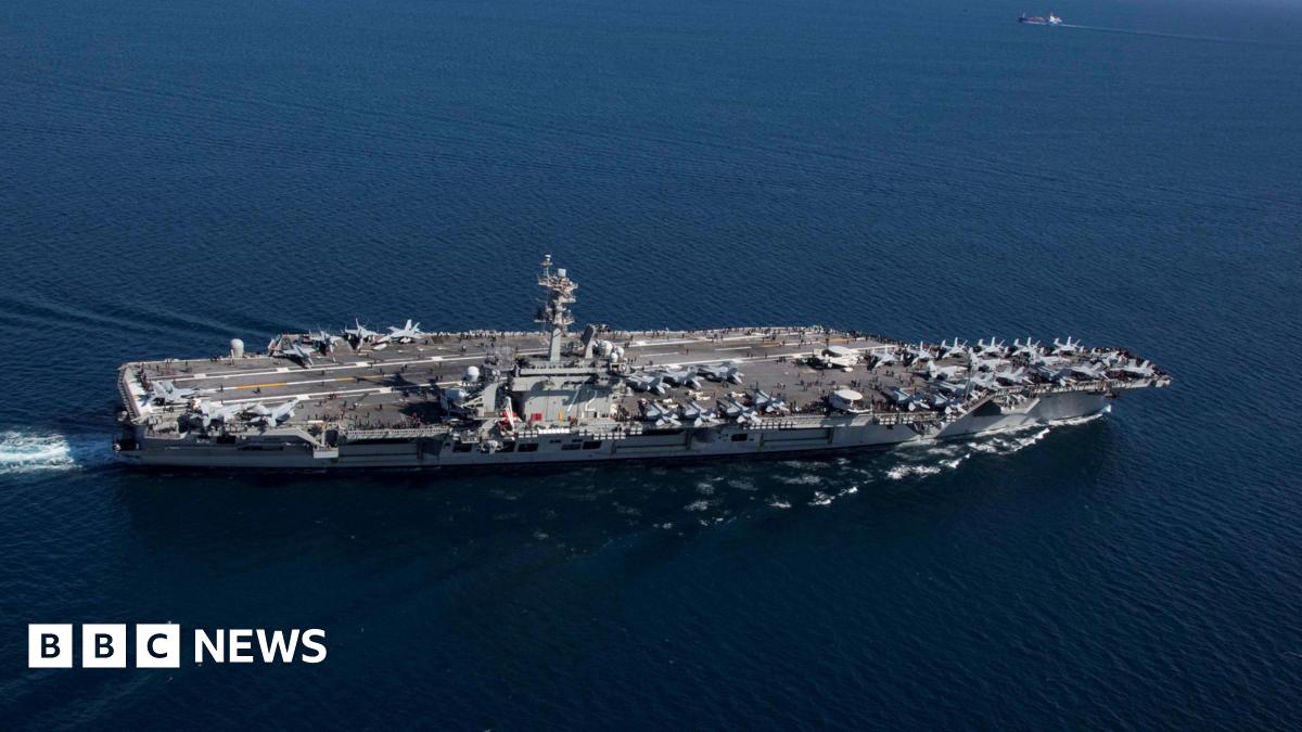 File image of the USS Abraham Lincoln in the sea