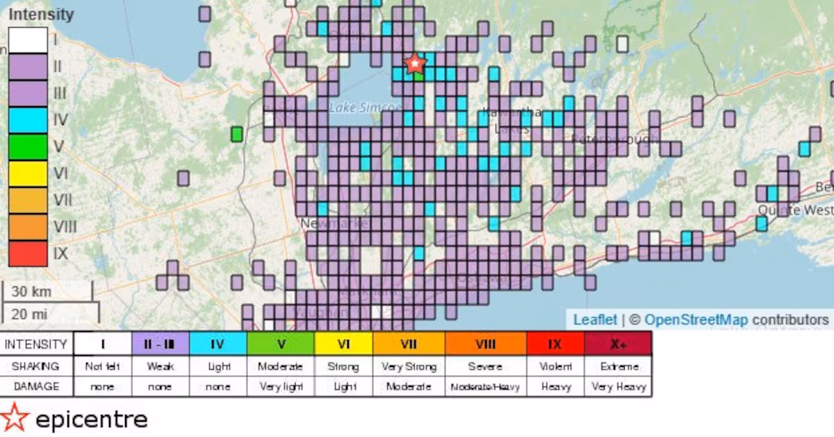 ‘My bed was shaking’: Ontario residents react to magnitude 3.7 earthquake - CTV News
