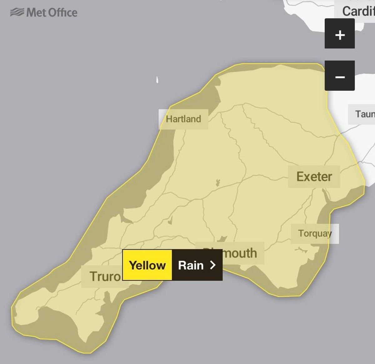 A geographical map highlighting a specific region, marked with a yellow rectangle and labeled "Yellow" and "Run." The map shows various other regions and is depicted with a muted color palette.