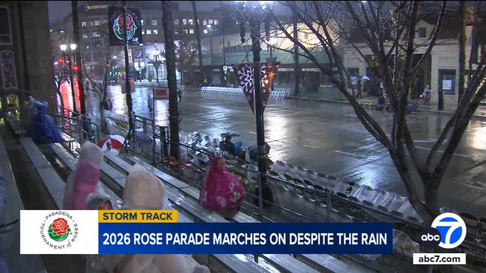 Despite rain, 137th Rose Parade to make its way down Colorado Boulevard in Pasadena