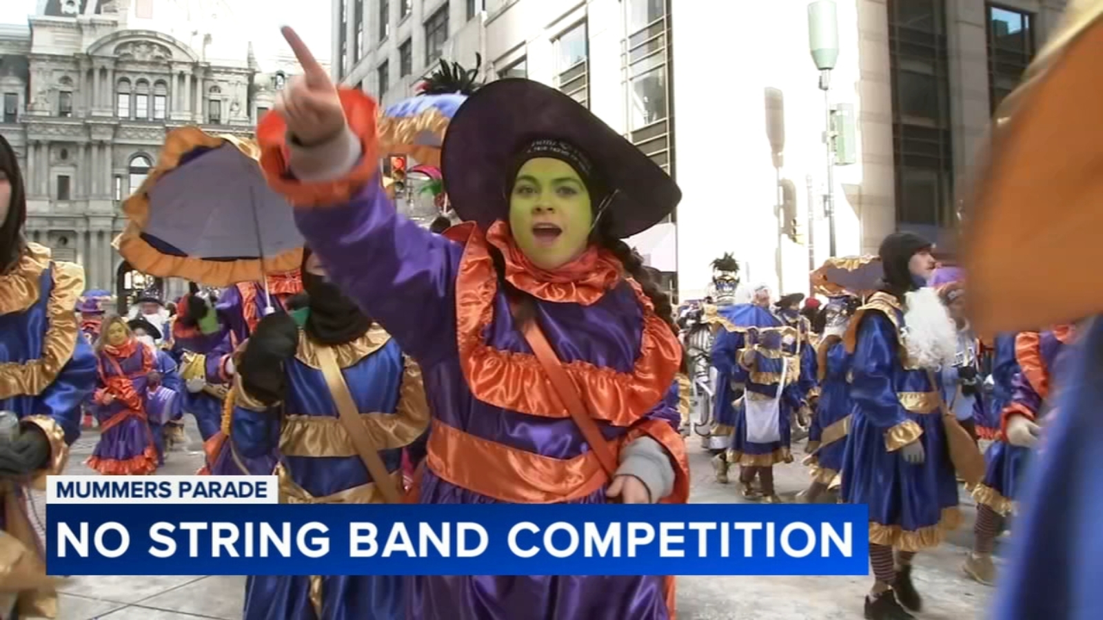 Mummers parade struts on in Philadelphia despite weather challenges