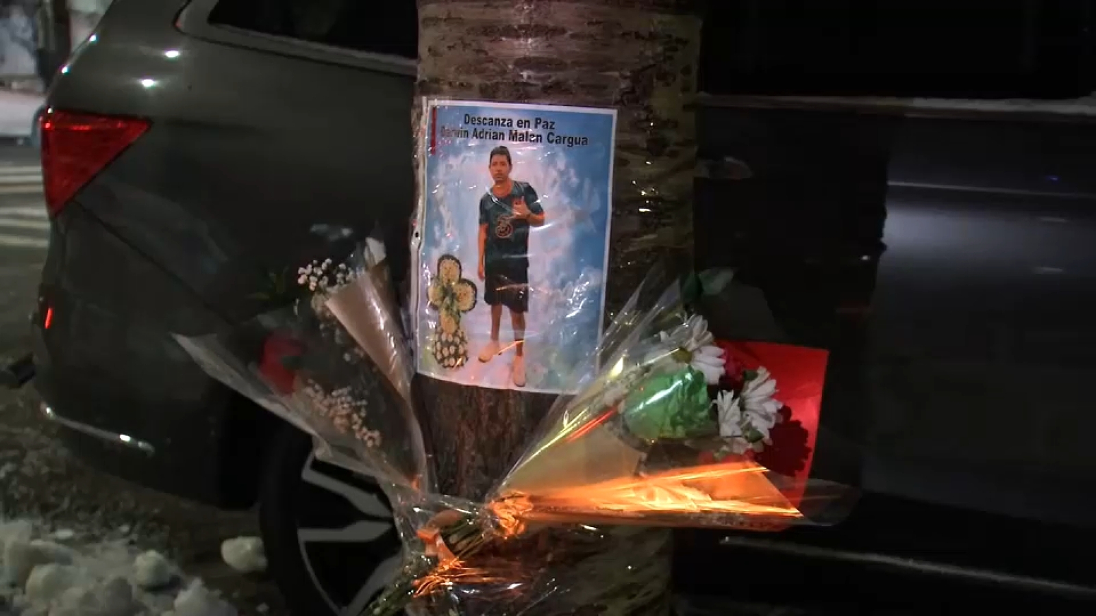 Memorial grows for man killed by hit-and-run driver in Queens, friend critically injured in crash