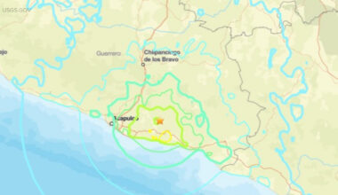 Earthquake with a preliminary magnitude of 6.5 rattles southern and central Mexico