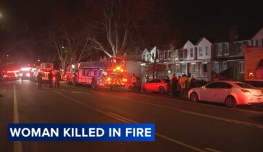 Woman dies in row home fire in Ogontz section of Philadelphia