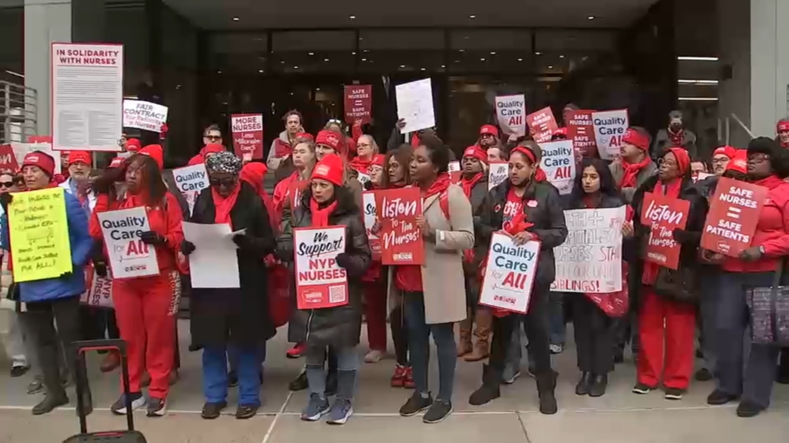 Thousand of nurses at NYC hospitals set to strike Monday if no deal reached on contract