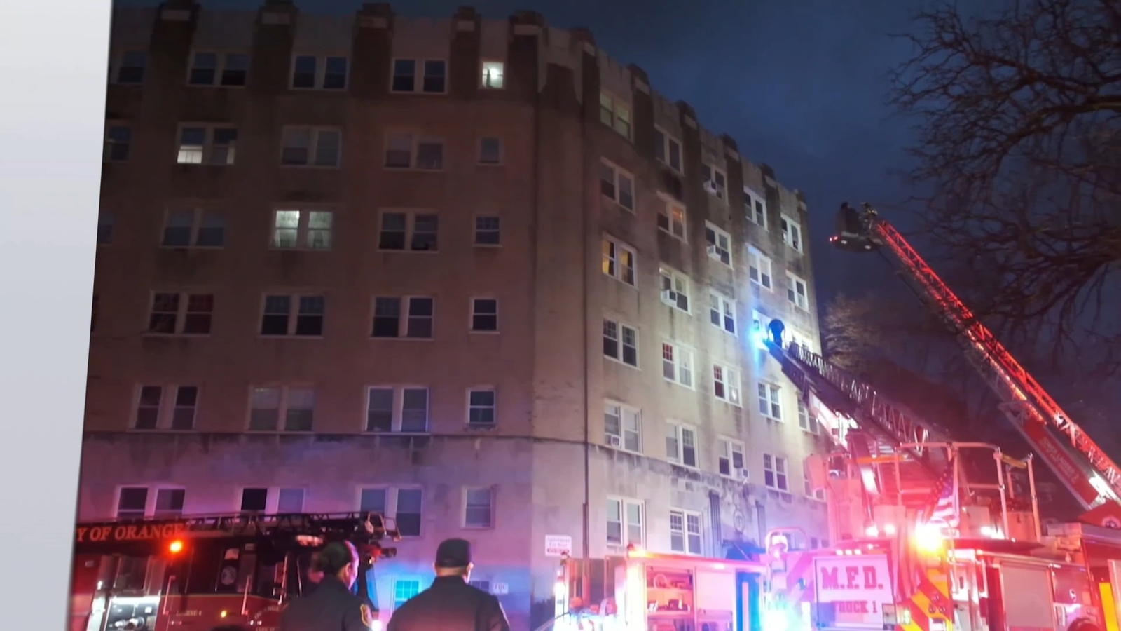 More than 30 people injured after fire rips through apartment building in East Orange, NJ