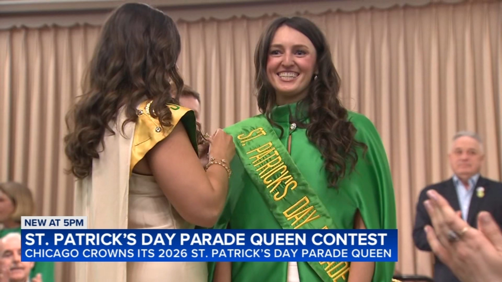 Chicago St. Patrick's Day Parade 2026: Claire Cahill wins contest, crowned as new queen for St. Patrick's Day Parade