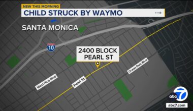 Child struck by Waymo near elementary school in Santa Monica