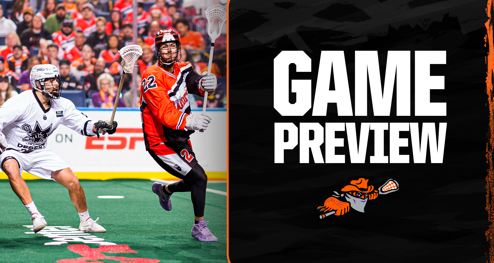 Bandits vs. Desert Dogs | How to watch, lineup notes, and storylines | Buffalo Bandits