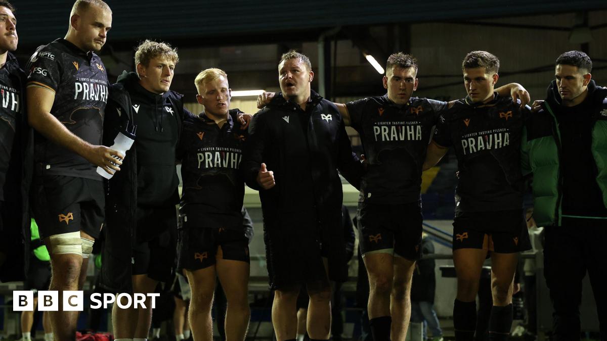 Wales captain Dewi Lake addresses his Ospreys teammates