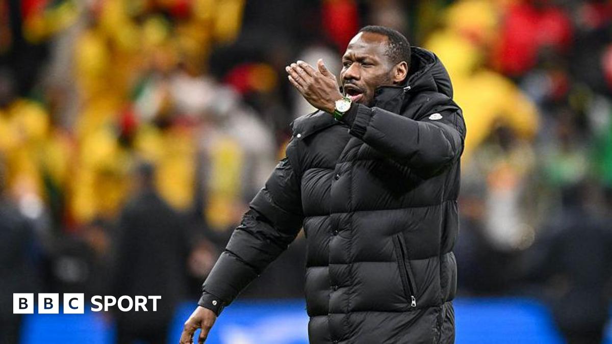 Senegal head coach Pape Thiaw