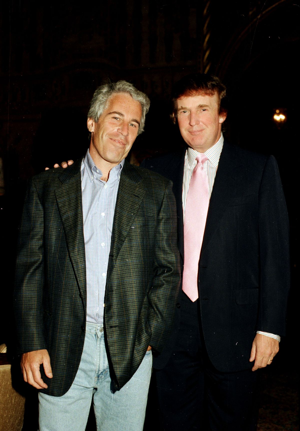 Jeffrey Epstein pictured with his once "best friend" Donald Trump