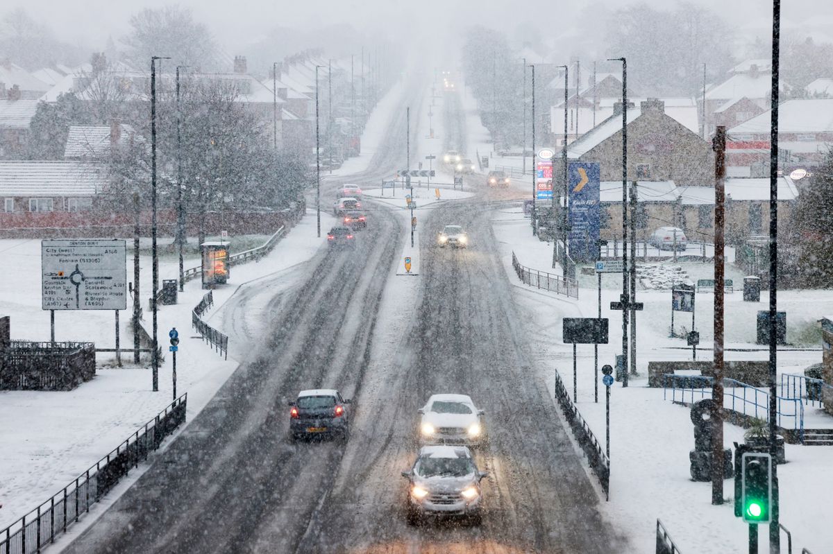Snow is expected to lie across the North East later this month