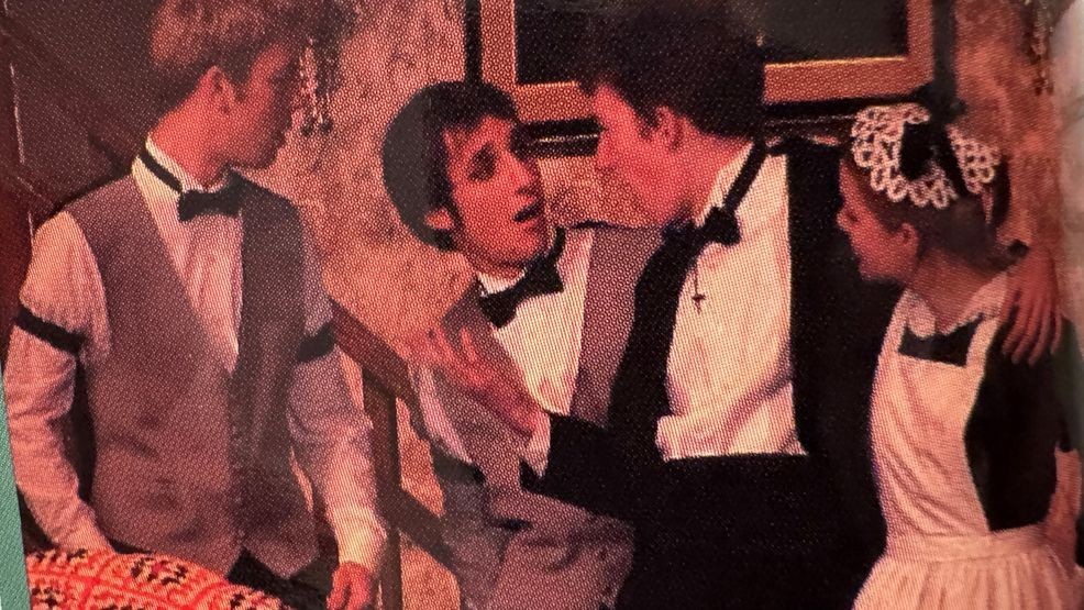 Alex Pretti performs in a musical at Green Bay Preble High School during the 2004-2005 school year. (Photo credit: Preble '04-'05 Yearbook)