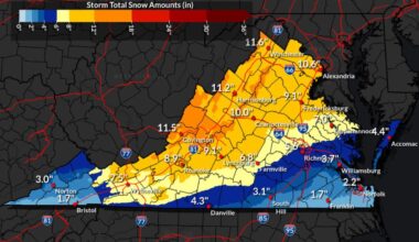 Snow, sleet, ice expected to lay down 'glacier' on Virginia ahead of bitterly cold temperatures