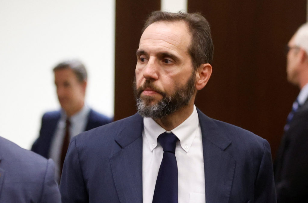 U.S. Special Counsel Jack Smith arrives to make a statement to reporters about the 37 federal charges returned by a grand ...