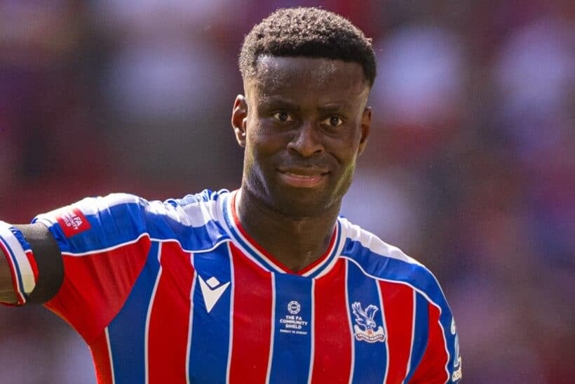 LONDON, ENGLAND - Sunday, August 10, 2025: Crystal Palace's captain Marc Guéhi during the FA Community Shield match between Crystal Palace FC and Liverpool FC at Wembley Stadium. Palace won 3-1 on penalties after a 2-2 draw. (Photo by David Rawcliffe/Propaganda)