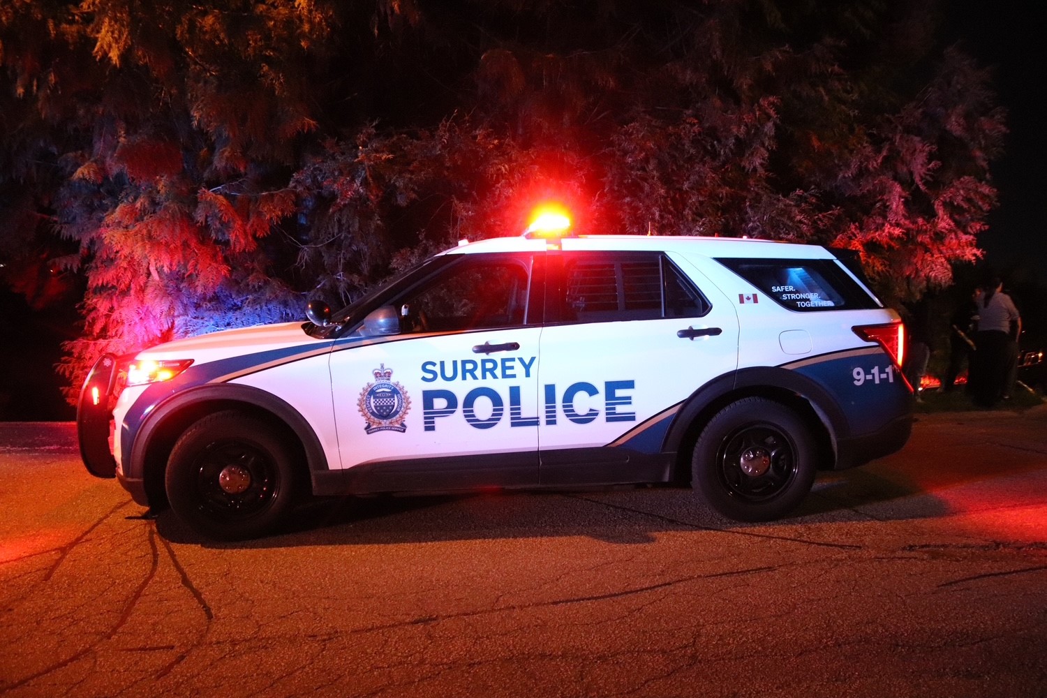 Surrey police arrest 2 men after alleged late night shooting