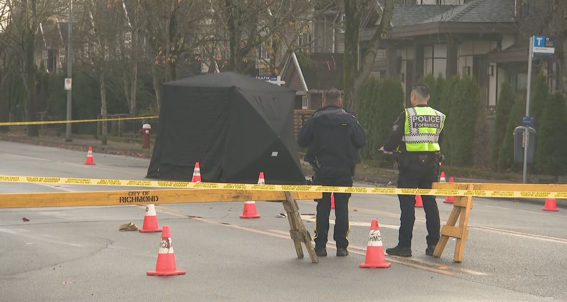 Richmond RCMP investigates crash on Williams Road