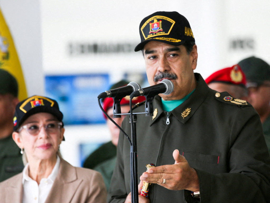 FILE PHOTO: Venezuela’s Maduro attends military event in La Guaira