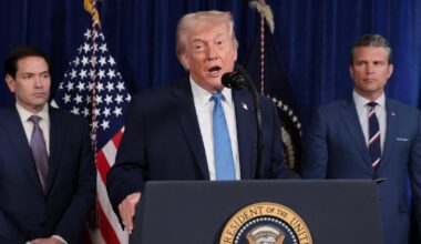 Trump says "we're going to run" Venezuela after Maduro's capture until peaceful transition takes place