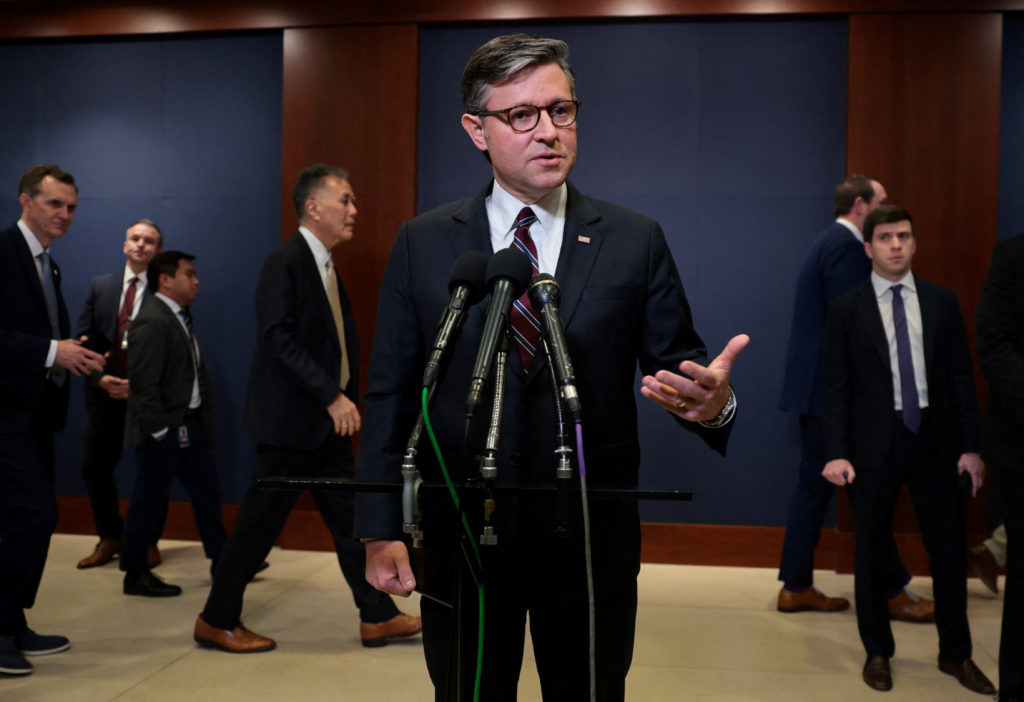 Members of U.S. President Trump's national security team hold briefing for members of Congress on the situation in Venezue...
