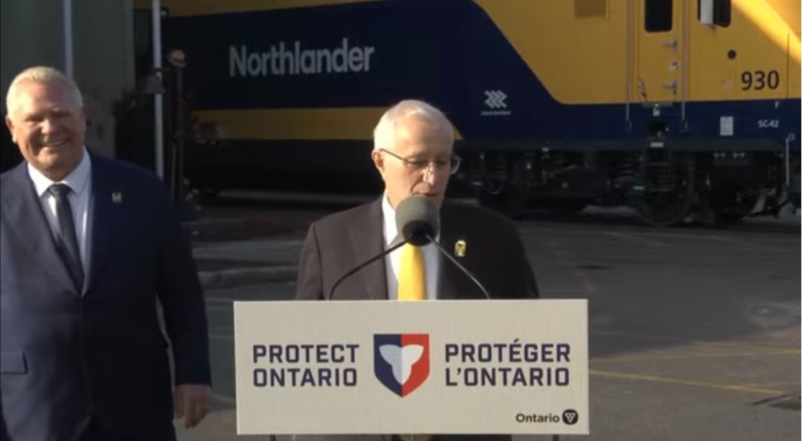 First Ontario Northlander trainset arrives