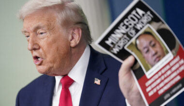 Press briefing on the one-year mark into U.S. President Donald Trump's second term in office, in Washington