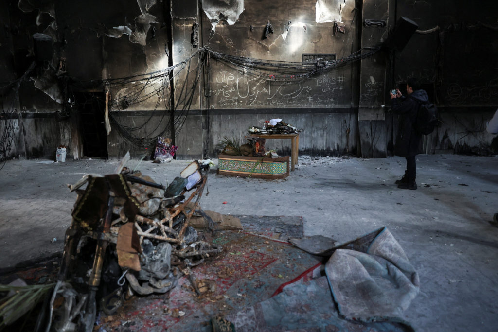 Scenes from Tehran following protests