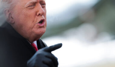 U.S. President Trump departs the White House for travel to Iowa