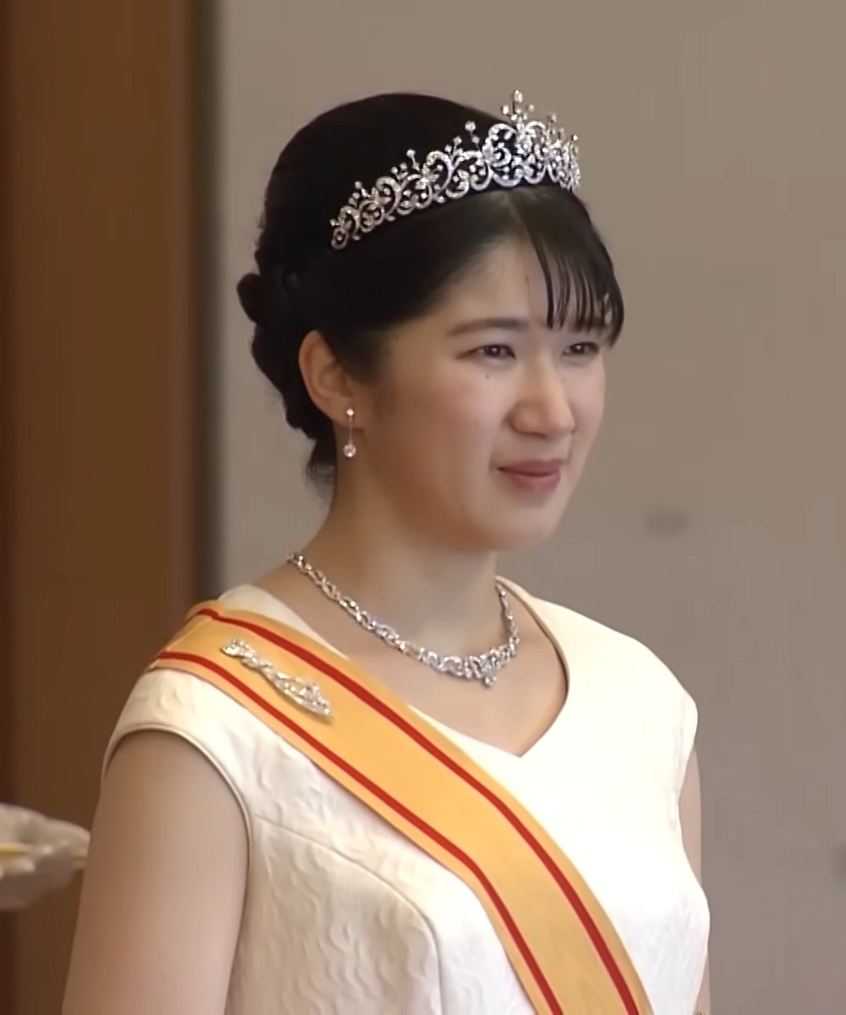 Members of Japan's imperial family attend New Year receptions at the Imperial Palace in Tokyo on January 1, 2026 (screencapture)