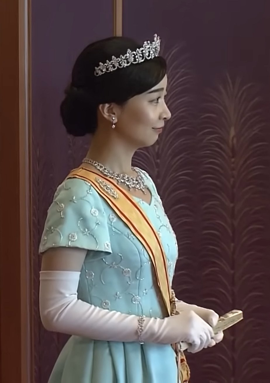 Members of Japan's imperial family attend New Year receptions at the Imperial Palace in Tokyo on January 1, 2026 (screencapture)