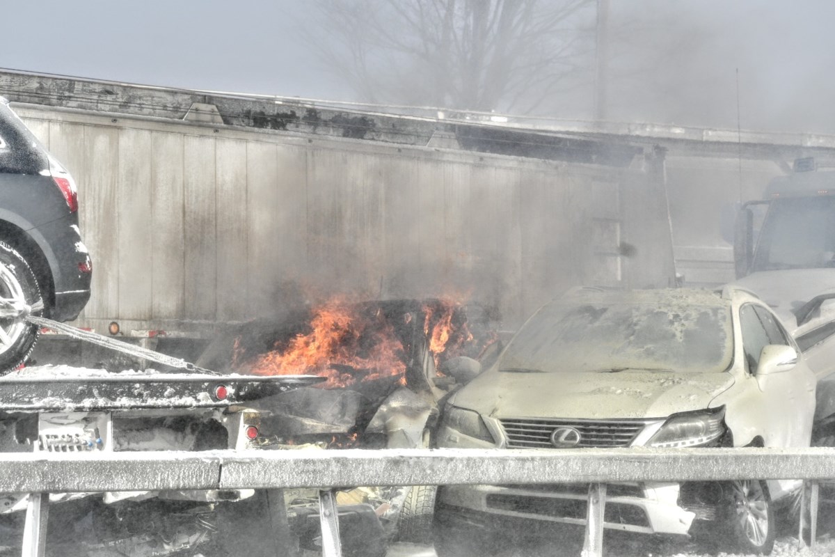 UPDATE: Hwy. 11 closed between Barrie, Orillia for multi-vehicle crash: OPP (4 photos)