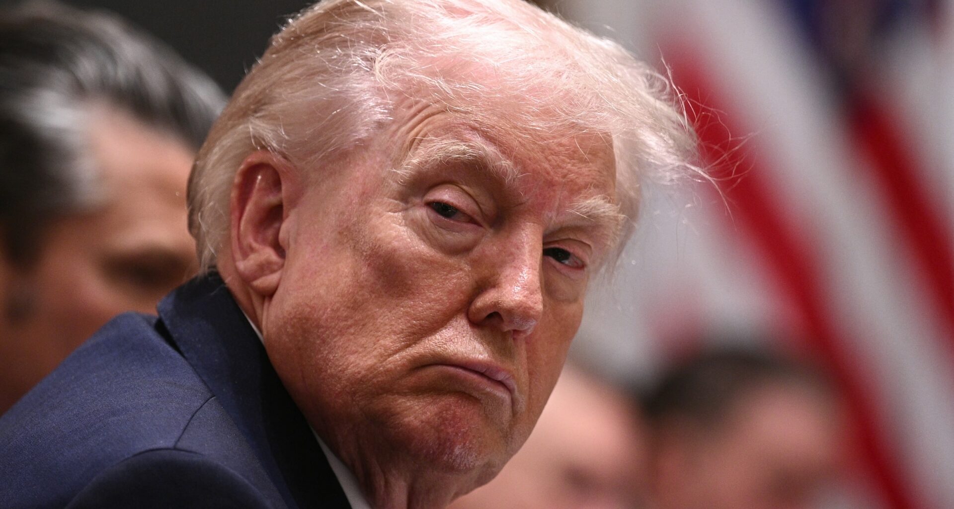 President Donald Trump listens during a cabinet meeting in the Cabinet Room of the White House in Washington, D.C., on January 29, 2026.