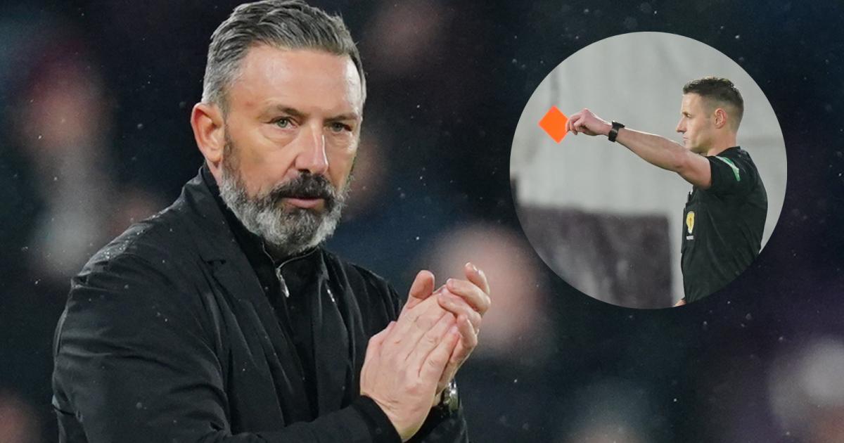 Hearts manager Derek McInnes admits 'shock' at Celtic red card