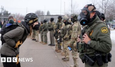 Two starkly opposed Americas laid bare by deadly ICE shooting