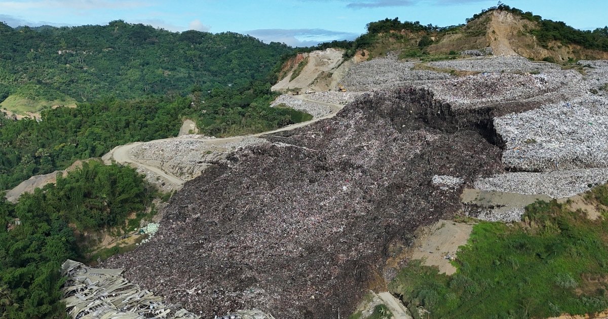 Mound of garbage collapses at Philippine landfill, burying and trapping 38 people and killing 1